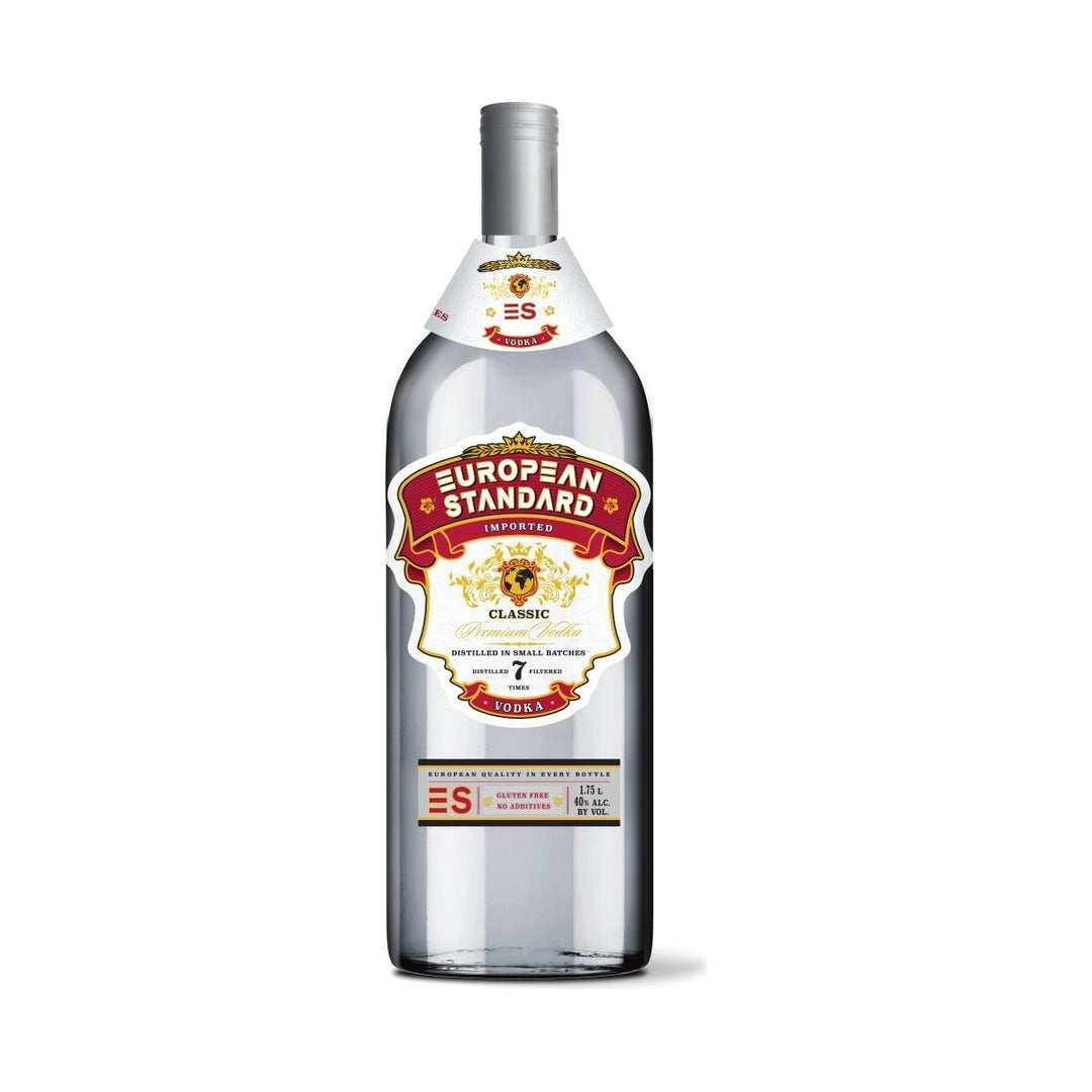 Vodka , European Standard, Imported , Classic Premium Vodka , 1.75L, 40% - Terra Global Beverages