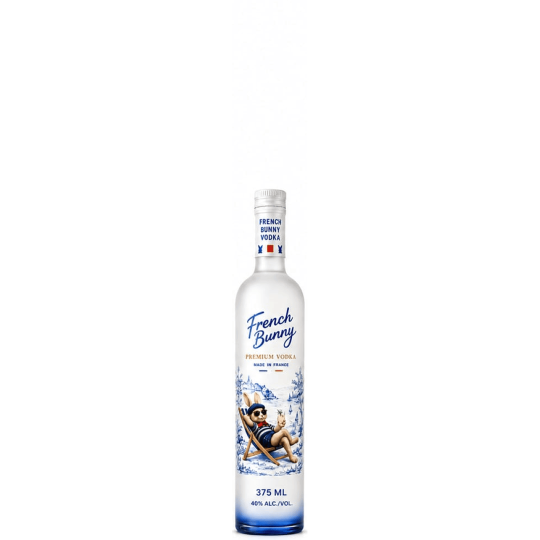 Vodka, French Bunny, Imported, Premium Vodka, Made In France 375 mL, 40%
