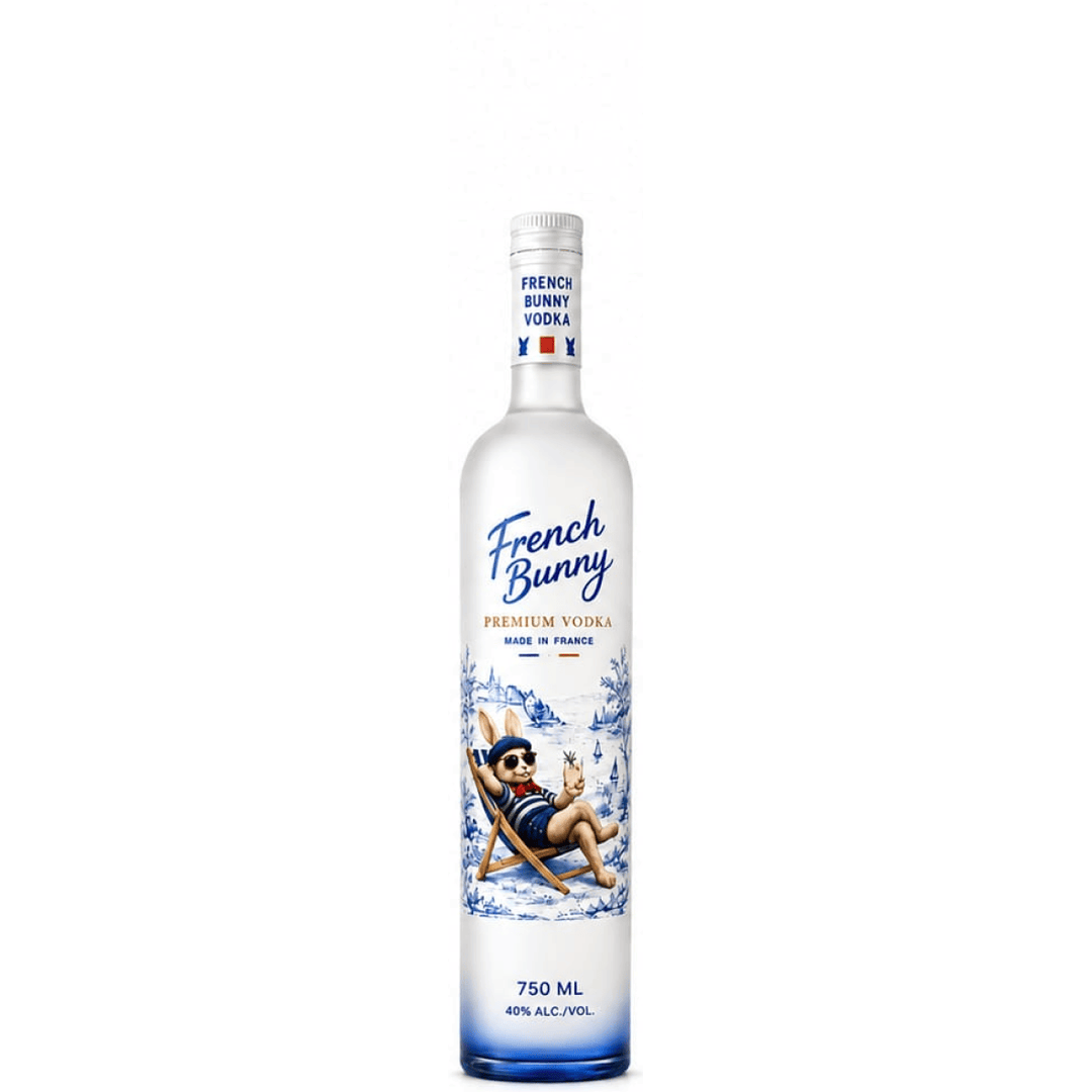Vodka, French Bunny, Imported, Premium Vodka, Made In France 750 mL, 40%