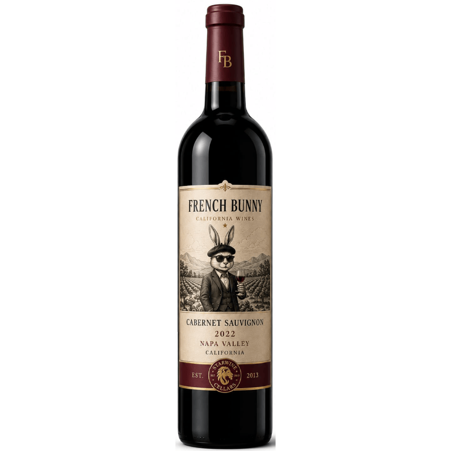 California Wine, French Bunny, Cabernet Sauvignon 2022, Napa Valley, California  750 mL ,  XX %