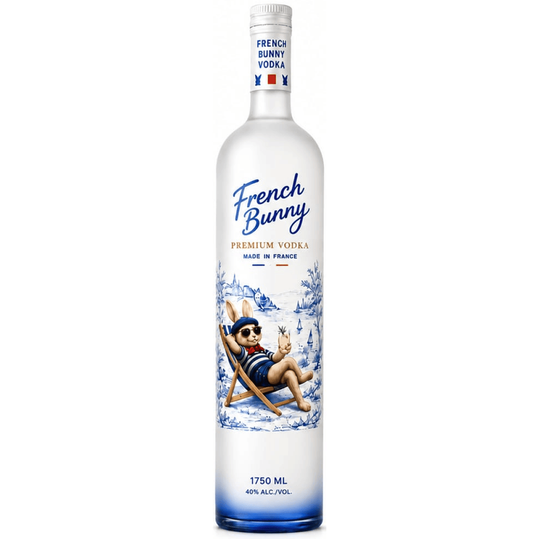 Vodka, French Bunny, Imported, Premium Vodka, Made In France 1.75L, 40%