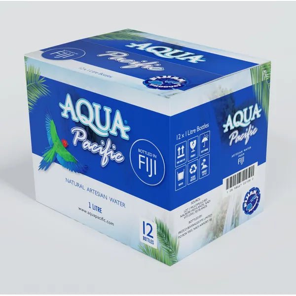 Aquapacific Water 1L, Fiji Finest Artesian Mineral Water , 2023 ITQI Superior Taste Award - Terra Global Beverages