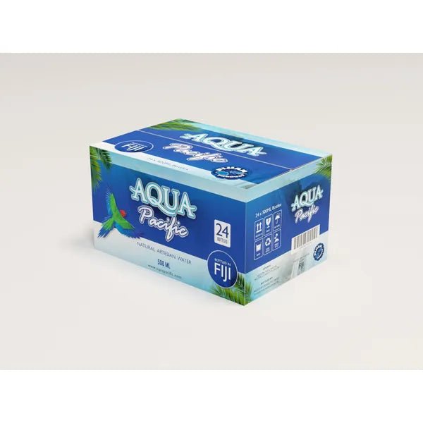 Aquapacific Water 500 mL, Fiji Finest Artesian Mineral Water , 2023 ITQI Superior Taste Award - Terra Global Beverages