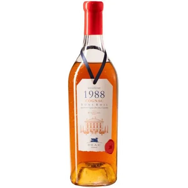 Cognac, Vintage 1988 Deau , Petite Champagne 750 mL , 48% - Terra Global Beverages