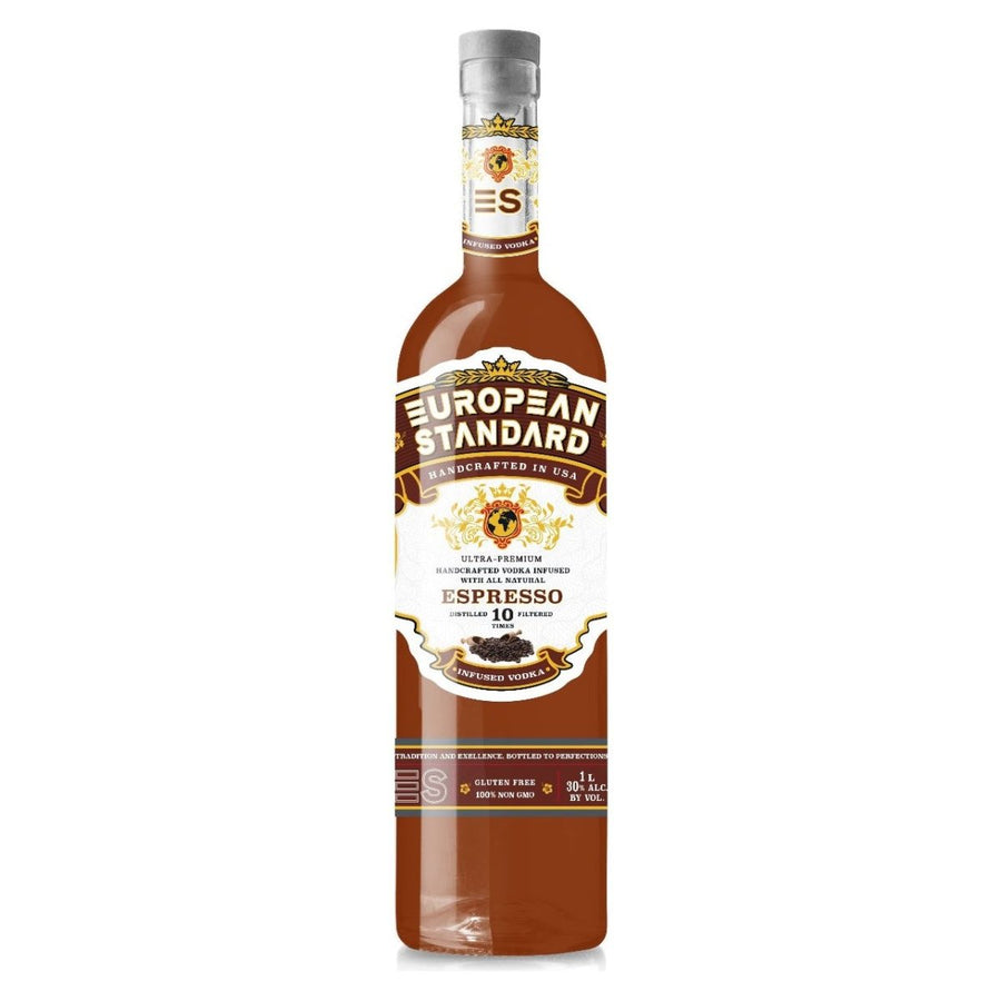 Premium Handcrafted in USA Vodka , European Standard , Infused with All Natural Espresso, Chocolate & Vanilla Beans, 1L, 30% ABV - Terra Global Beverages