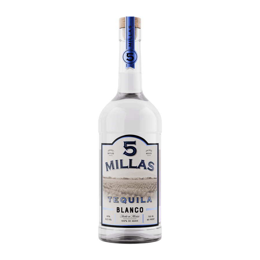 Tequila 5 Millas, 100% Agave, Blanco, 750 mL , 40% - Terra Global Beverages