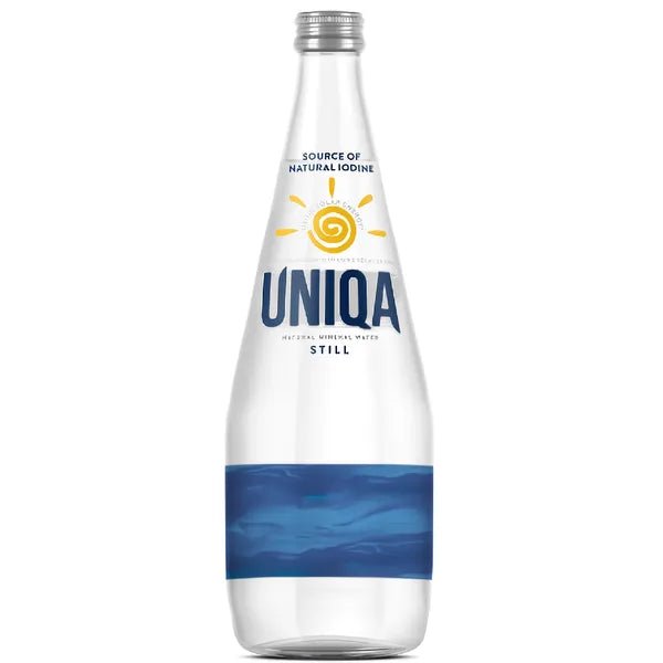 UNIQA , Water 700 mL , Glass Still Natural Artesian Mineral Water - Terra Global Beverages