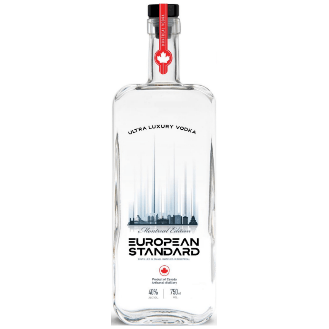 Vodka , European Standard Montreal Edition , Imported , Classic Premium Vodka , 1L, 40% (Copy) - Terra Global Beverages