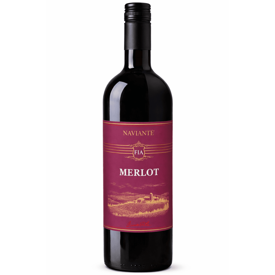 Wine, NAVIANTE, MERLOT , Piemonte, Italy , Merlot 100% , Red 2024 , 13 % ABV (OU P , Kosher for Passover , Mevushal ) - Terra Global Beverages
