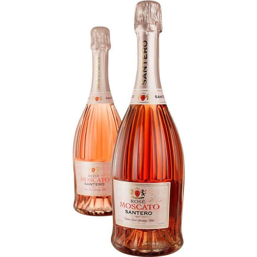 Wine, Santero Moscato Rosé Spumante, Italian sparkling wine crafted in Piedmont ,Asti Region , 9% ABV - Terra Global Beverages