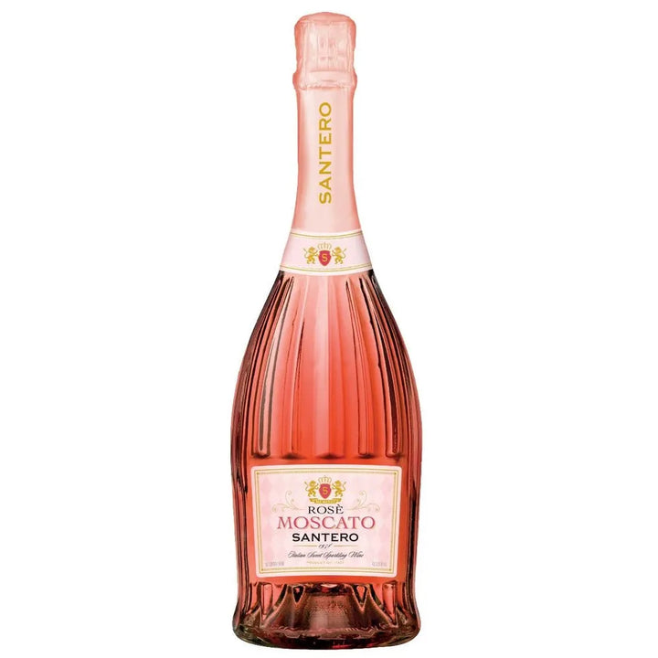 Wine, Santero Moscato Rosé Spumante, Italian sparkling wine crafted in Piedmont ,Asti Region , 9% ABV - Terra Global Beverages